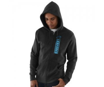 Carolina Panthers Hook and Ladder Full-Zip Hoodie - Black