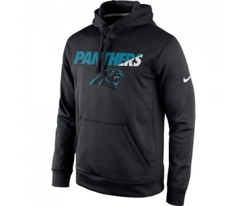 Men's Carolina Panthers Nike Black Kick Off Staff Performance Pullover Hoodie