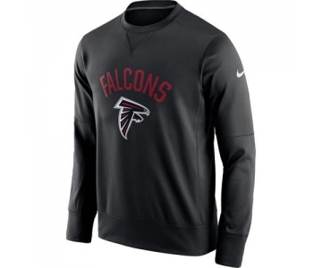 Men's Atlanta Falcons Nike Black Sideline Circuit Performance Sweatshirt
