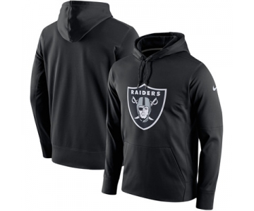 Men's Oakland Raiders Nike Black Circuit Logo Essential Performance Hoodie