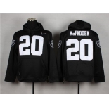 Nike Oakland Raiders #20 Darren McFadden Black Hoodie