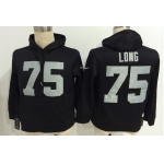 Nike Oakland Raiders #75 Howie Long Black Hoodie