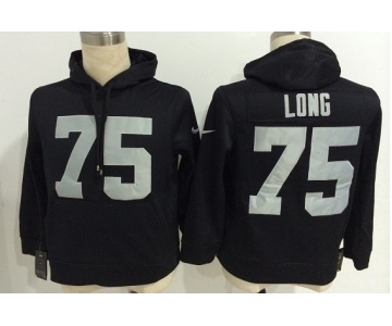 Nike Oakland Raiders #75 Howie Long Black Hoodie
