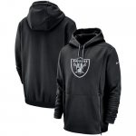 Oakland Raiders Nike Sideline Performance Player Pullover Hoodie Black
