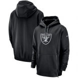 Oakland Raiders Nike Sideline Performance Player Pullover Hoodie Black