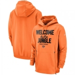 Cincinnati Bengals Nike Sideline Local Lockup Pullover Hoodie Orange