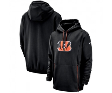 Cincinnati Bengals Nike Sideline Performance Player Pullover Hoodie Black