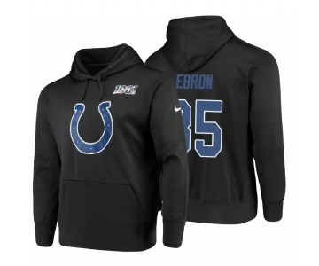 Indianapolis Colts #85 Eric Ebron Nike NFL 100 Primary Logo Circuit Name & Number Pullover Hoodie Anthracite