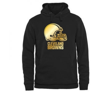 NFL Cleveland Browns Men's Pro Line Black Gold Collection Pullover Hoodies Hoody
