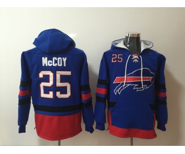 Men's Buffalo Bills #25 LeSean McCoy NEW Royal Blue Pocket Stitched NFL Pullover Hoodie