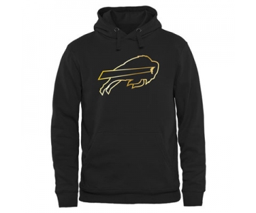 NFL Buffalo Bills Men's Pro Line Black Gold Collection Pullover Hoodies Hoody