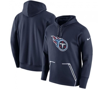 Men's Tennessee Titans Nike Navy Champ Drive Vapor Speed Pullover Hoodie