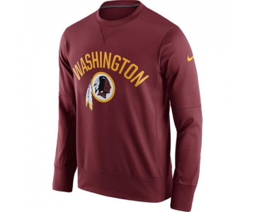 Men's Washington Redskins Nike Burgundy Sideline Circuit Performance Sweatshirt