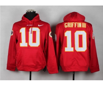 Nike Washington Redskins #10 Robert Griffin III Red Hoodie