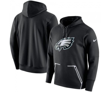 Men's Philadelphia Eagles Nike Black Champ Drive Vapor Speed Pullover Hoodie