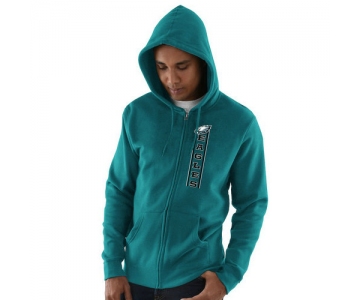 Philadelphia Eagles Hook and Ladder Full-Zip Hoodie - Midnight Green