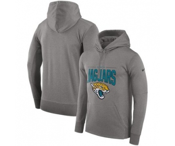 Jacksonville Jaguars Nike Sideline Property of Performance Pullover Hoodie Gray