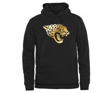 NFL Jacksonville Jaguars Men's Pro Line Black Gold Collection Pullover Hoodies Hoody