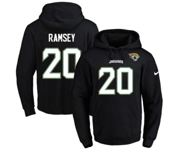 Nike Jaguars #20 Jalen Ramsey Black Name & Number Pullover NFL Hoodie