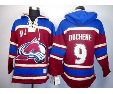 Old Time Hockey Colorado Avalanche #9 Matt Duchene Red Hoodie