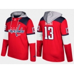 Adidas Washington Capitals 13 Jakub Vrana Name And Number Red Hoodie