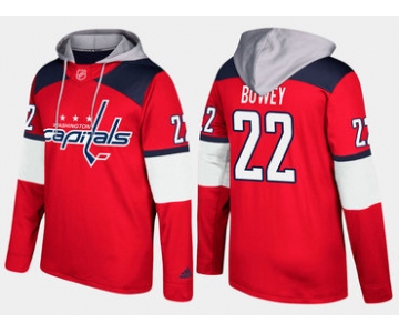 Adidas Washington Capitals 22 Madison Bowey Name And Number Red Hoodie