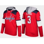 Adidas Washington Capitals 3 Scott Stevens Retired Red Name And Number Hoodie