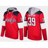 Adidas Washington Capitals 39 Alex Chiasson Name And Number Red Hoodie