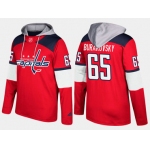 Adidas Washington Capitals 65 Andre Burakovsky Name And Number Red Hoodie