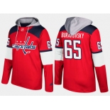 Adidas Washington Capitals 65 Andre Burakovsky Name And Number Red Hoodie