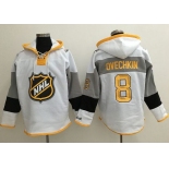 Capitals #8 Alex Ovechkin White 2016 All Star NHL Hoodie