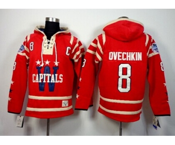 Old Time Hockey Washington Capitals #8 Alex Ovechkin 2015 Winter Classic Red Hoodie