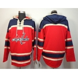 Old Time Hockey Washington Capitals Blank Red Hoodie