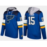 Adidas St. Louis Blues 15 Robby Fabbri Name And Number Blue Hoodie