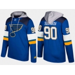 Adidas St. Louis Blues 90 Nikita Soshnikov Name And Number Blue Hoodie