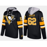 Adidas Pittsburgh Penguins 62 Carl Hagelin Name And Number Black Hoodie