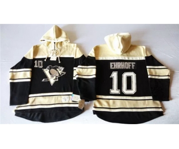 Old Time Hockey Pittsburgh Penguins #10 Christian Ehrhoff Black Hoodie