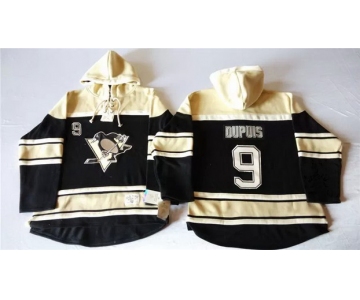 Old Time Hockey Pittsburgh Penguins #9 Pascal Dupuis Black Hoodie