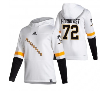 Pittsburgh Penguins #72 Patric Hornqvist Adidas Reverse Retro Pullover Hoodie White