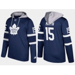 Adidas Toronto Maple Leafs 15 Matt Martin Name And Number Royal Hoodie