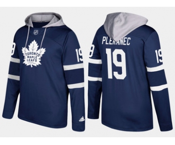 Adidas Toronto Maple Leafs 19 Tomas Plekanec Name And Number Royal Hoodie