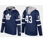 Adidas Toronto Maple Leafs 43 Nazem Kadri Name And Number Royal Hoodie