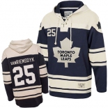 Maple Leafs #25 James Van Riemsdyk Blue Sawyer Hooded Sweatshirt Stitched NHL Jersey