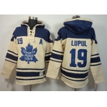 Old Time Hockey Toronto Maple Leafs #19 Joffrey Lupul Cream Hoodie