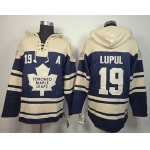 Old Time Hockey Toronto Maple Leafs #19 Joffrey Lupul Navy Blue Hoodie
