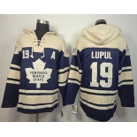 Old Time Hockey Toronto Maple Leafs #19 Joffrey Lupul Navy Blue Hoodie