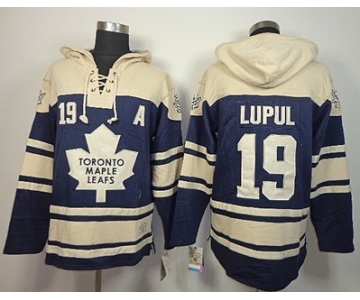 Old Time Hockey Toronto Maple Leafs #19 Joffrey Lupul Navy Blue Hoodie