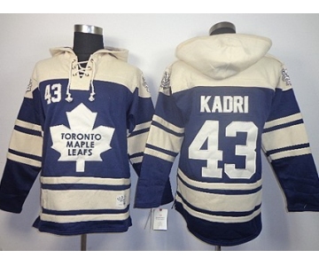 Old Time Hockey Toronto Maple Leafs #43 Nazem Kadri Navy Blue Hoodie