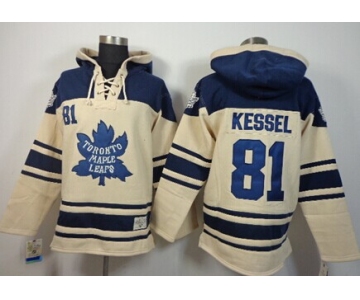 Old Time Hockey Toronto Maple Leafs #81 Phil Kessel Cream Hoodie