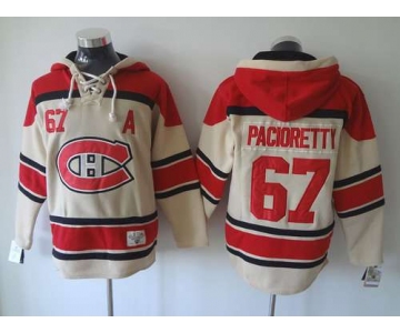Montreal Canadiens #67 Max Pacioretty Old Time Hockey Cream Hoodie